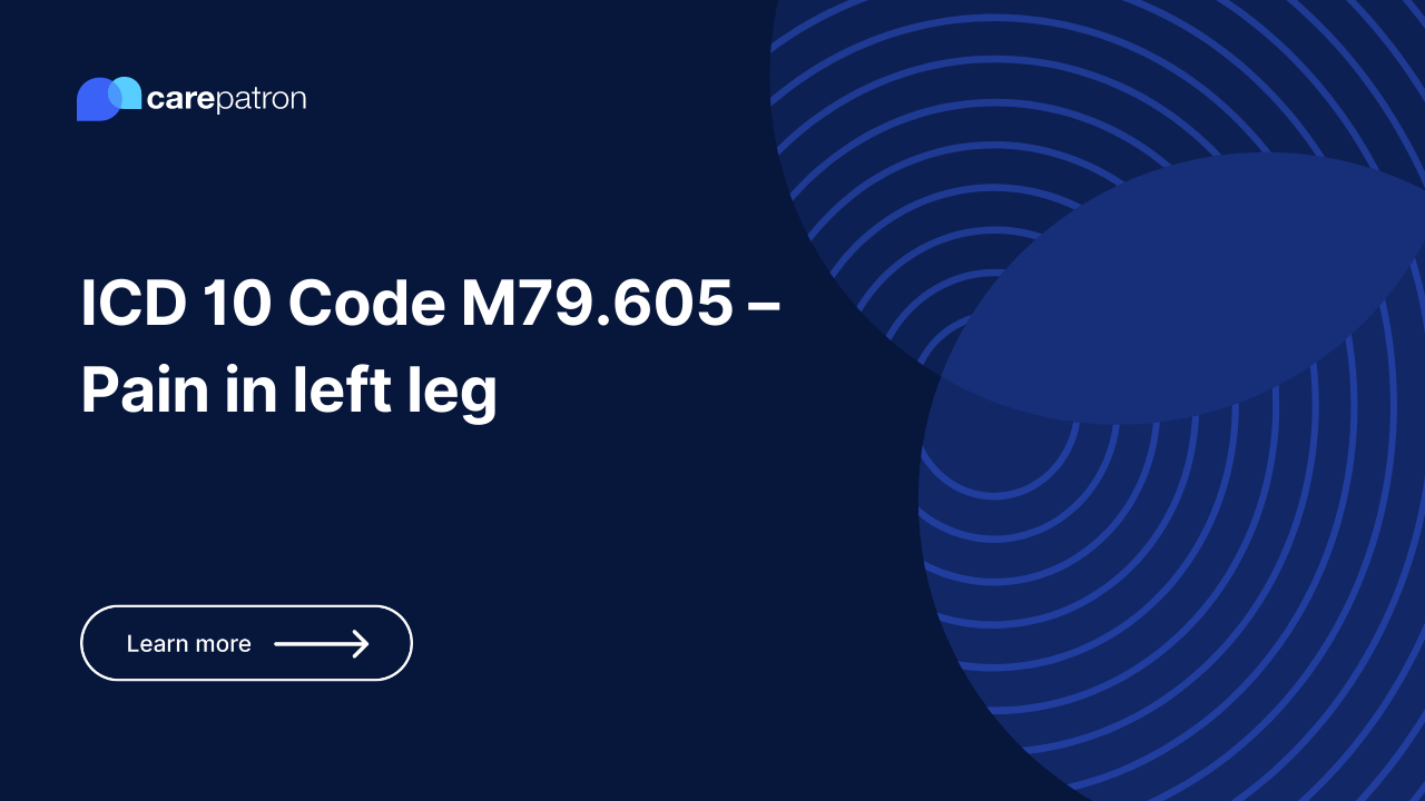 M79.605 Pain in left leg ICD10CM